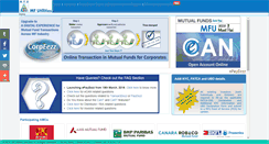 Desktop Screenshot of mfuindia.com